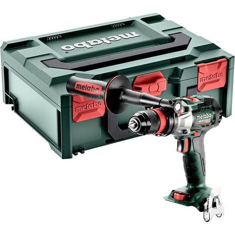 Metabo – Perceuse visseuse à percussion 18V – Moteur Brushless – Couple 130Nm – Ø perçage béton 16mm – Coffret avec accessoires – 602361840