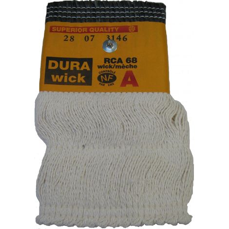 Mèche Zibro Durawick A – Pour poêle à pétrole – Surface d'action 15m² – Puissance 2000W – Compatible avec modèles Zibro