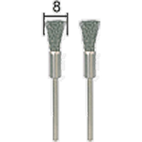 Proxxon - Pinselbürsten, Edelstahl, Ø 8 mm, 2 Stück - 28955