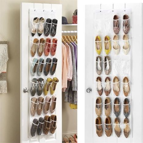 organizer per scarpe da appendere alla porta, collezione di borse porta scarpe (1/3)