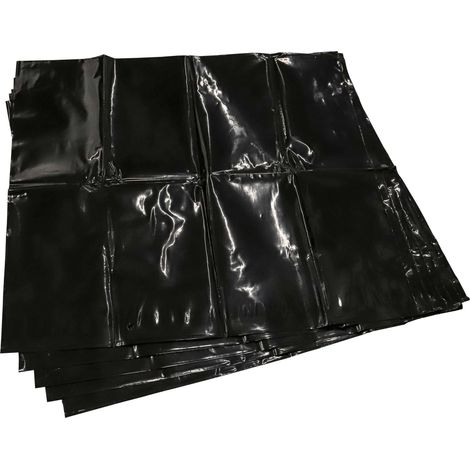 vhbw 5x Sacs compatible avec Kärcher NT 50/1 Tact TE L, NT 50/1 Tact L aspirateur - polyéthylène, 86cm x 76cm noir (1/4)