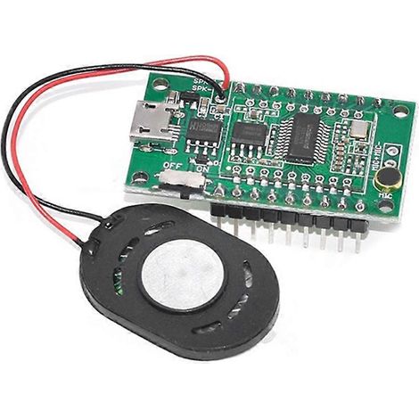 Carte de développement pour la reconnaissance vocale intelligente par IA : prise en charge de la commande vocale hors ligne et de la voix personnalisée pour les relais de LED. (1/5)