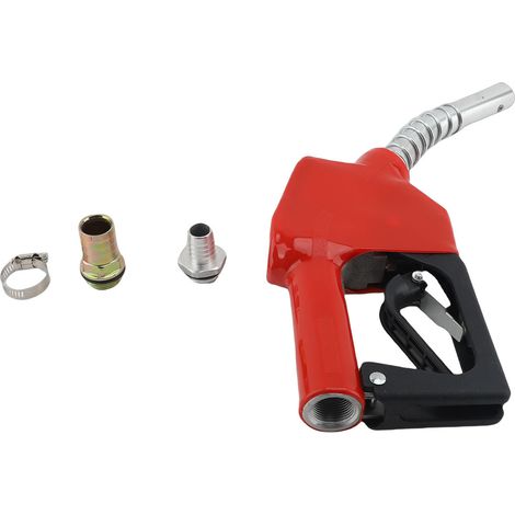 Pistola per rifornimento benzina da 3/4 di pollice, 3 velocità, flusso regolabile, impugnatura ergonomica, alimentazione automatica del carburante. (1/4)