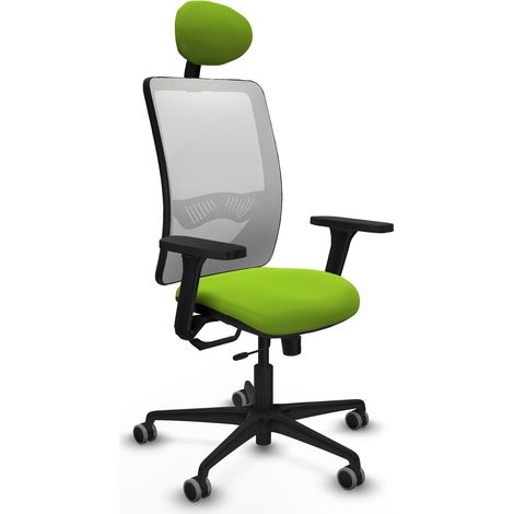 Silla de oficina piqueras y crespo Zulema pistacho similpiel (1/2)