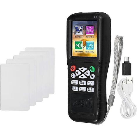 Lecteur-graveur de cartes à puce RFID NFC X100 + duplicateur RFID 5 x CUID (1/5)