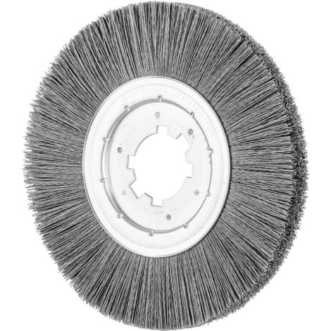 PFERD TOOLS Rundbürste ungezopft RBU Ø 250x15x50,8 mm Bohrung SiC-Filament-Ø 0,55 mm Korn 120 stationär (1/3)