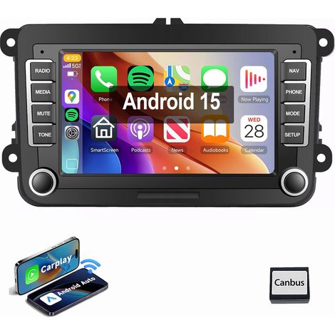 Pour VW GOLF 5 6 Plus Passat Polo Tiguan Touran Caddy Jetta autoradio 1+32G