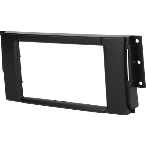 2-DIN-Autoradio-Einbaurahmen mit GPS-Navigation für Land Rover Range Rover (2005–2010), schwarze Montageplatte (1/5)