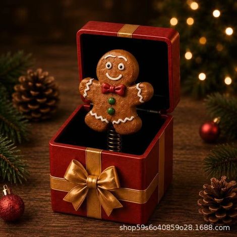 Hot-selling Christmas Magic Pop-Up Gift Box - Gingerbread Man -