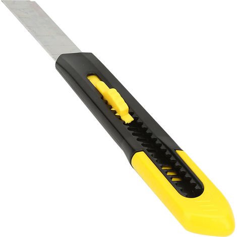 Universalmesser aus Edelstahl mit Gummigriff, Schneidwerkzeug für Papier, Kunststoff und Karton (TU-520D) (1/5)