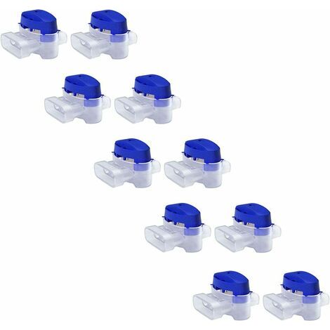 Robot Lawn Mower Cable Connector Set - 10 Gel-Filled Connectors for Extending or Repairing Low Voltage Electric Wire for Automatic Lawn Mowers - Waterproof, Safe, No Stripping Required (1/5)