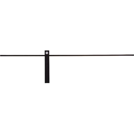 Applique miroir LED Nowodvorski Impulse noire 91cm alu