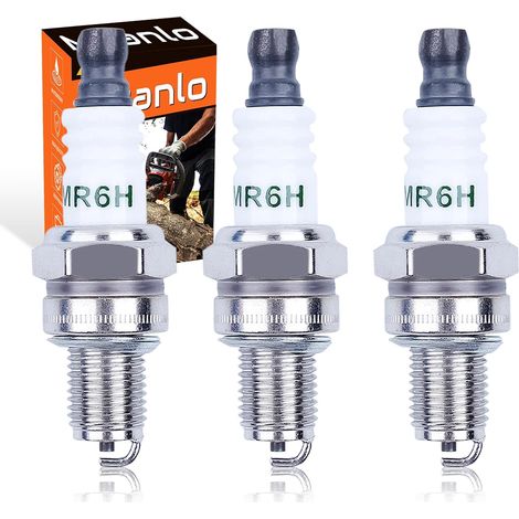 Bougie pour Husqvarna 130BT 150BT 170BF 170BT 180BF 180BT 350BF 350BT 360BT 370BTS 380BFS 380BTS 560BFS 570BFS 570BTS 426LST 233RJ 243R 253R Souffleur Taille-haie à dos (1/5)