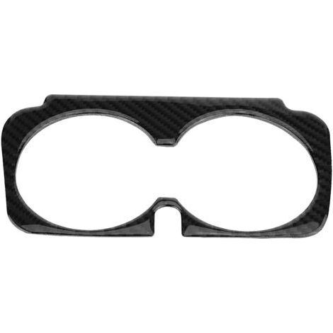 QORVA-Carbon Fibre Car Gup Holder Trim Sticker pour Mercedes Benz C Classe W205 C180 GLC Classic Style (1/5)