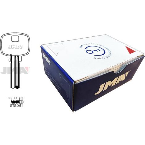 llaves jma prom. 30 llaves+5 gratis seguridad laton mod  sts-x6 (caja 30 unidades)