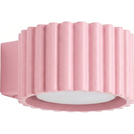 Apliques AURA rosa aluminio 1xGx53 10cm Sollux (1/2)