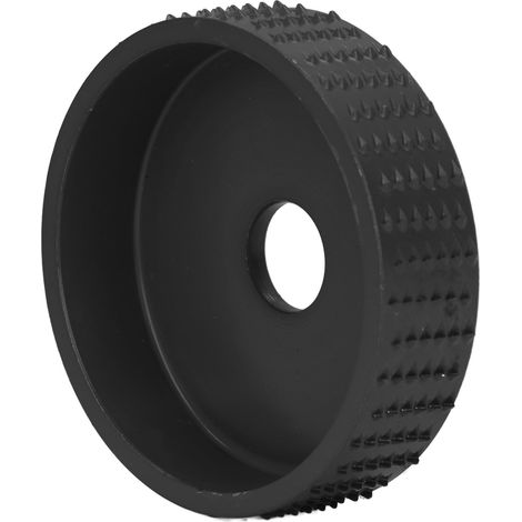 Disque à sculpter le bois en acier tungstène, disque de façonnage pour meuleuse d'angle, accessoire pour le travail du bois, 75 mm, noir (1/5)