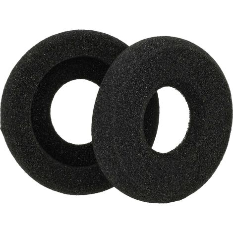 vhbw 2x Ear Pad Cups Cushion Covers compatible with Plantronics 39169-01, 36832-41 On-Ear Headphones Headset - black, 5.8cm (1/4)