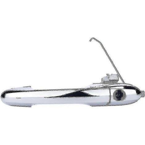 Poignée de porte extérieure chromée côté conducteur gauche pour Fiat 500 (2012-2018). (1/5)