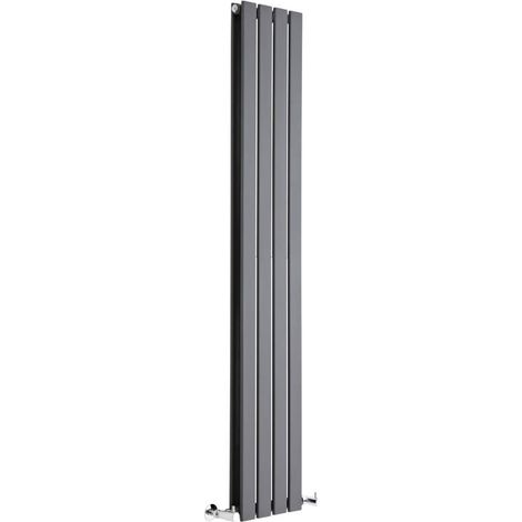 Radiateur Design Delta - Vertical Anthracite 160 cm x 28 cm x 5.8 cm 882 Watts