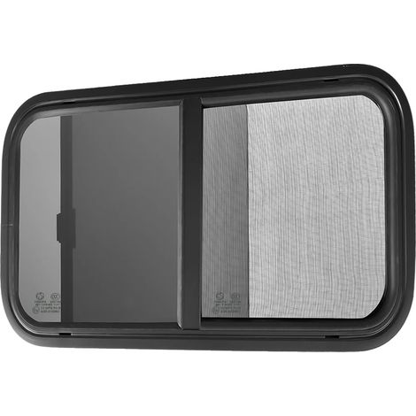 Ventana para autocaravana, cristal tintado, mecanismo de cierre seguro, 600 x 300 mm (1/2)