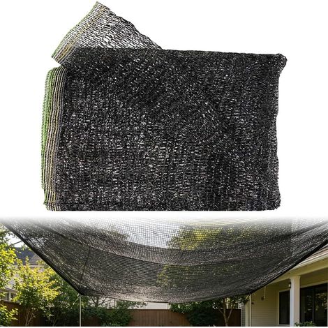 2m x 3m Maille De Jardin Bâche D'ombrage, D'ombre de 55% Filet D'ombrage en Pehd Filet Résistant Aux UV et Intempéries pour Serre Jardin Pergola Patio (1/5)