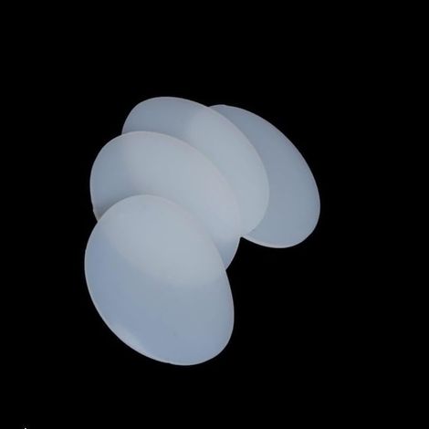 Joint en caoutchouc silicone, rond et solide, blanc, diamètre 10 à 100 (1/3)