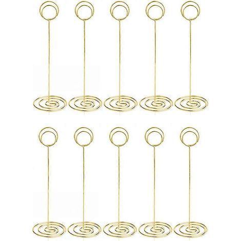 Lot de 10 porte-numéros de table - Supports de 22 cm (8,75 pouces) pour numéros de table de mariage (1/5)