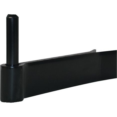 Torbel Einsteckband schwarz Stahl doppelt 40x5x120 mm