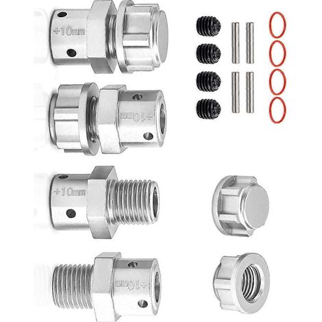 Kit de connecteurs 10 mm pour voiture RC (accessoires argentés) (1/5)