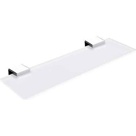 Nimco Kibo - Estante, longitud 40 cm, cristal mate/cromo Ki 14091B-40-26