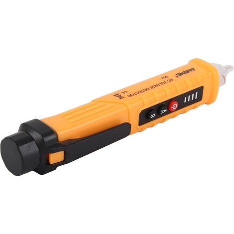 Tester rilevatore di tensione CA, allarme acustico affidabile, materiale ABS giallo per elettricisti (1/4)