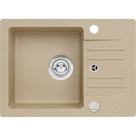 Alveus Cortina - Lavello in granito 58x42 cm, beige 1133779