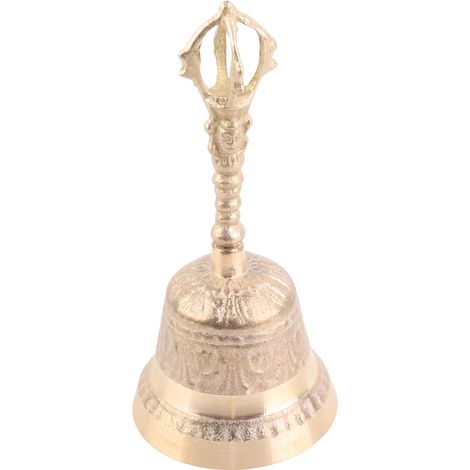 Eosnow Cloche à main faite à la main pour la méditation du thé, alarme et prière tibétaine (1/5)