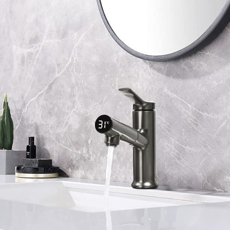 Robinet monocommande Cuisine Evier Salle de bains Robinetterie de lavabo (1/5)
