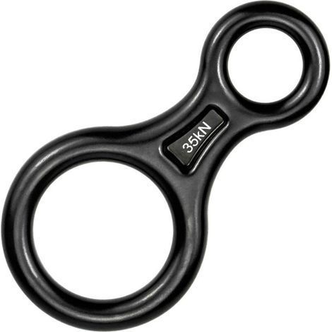 Discensore ad anello esterno a forma di otto, protezione per discensore ad anello a forma di otto, dispositivo di discesa, discesa con cavo, alpinismo e arrampicata (1/5)