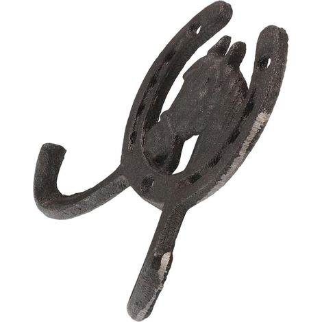 Mural Double Sabot en Fonte Vintage pour Organiser Vêtements, Décoration Rustique, pour et Salles de Bain (1/5)