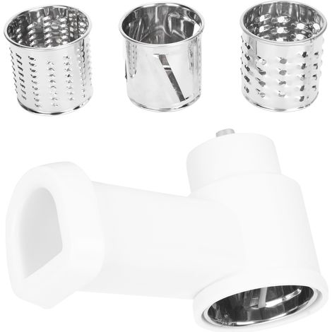 Ortviai Tête de coupe pour hachoir à viande compatible avec hachoir légumes n°5 – acier inoxydable, 3 lames (1/4)