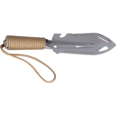 Pelle Multifonction Compacte en Acier Inoxydable pour Randonnée, Camping et Jardin (1/5)