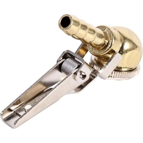 2pcs Mandrin D'air de Valve de Pneu, Outil de Montage de Jauge de Gonflage de Pneu/gonfleur de Pneu à Pince à Pied à Bille gonflage pneu voiture embout de gonflage tire repair kit pour air chu (1/5)