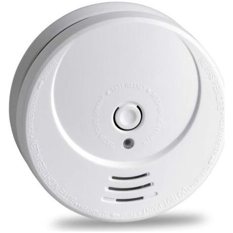 Photoelectric smoke detector – 10-year replaceable lithium battery – Self-test with LED indication – Ceiling or wall installation – GS506G (1/4)
