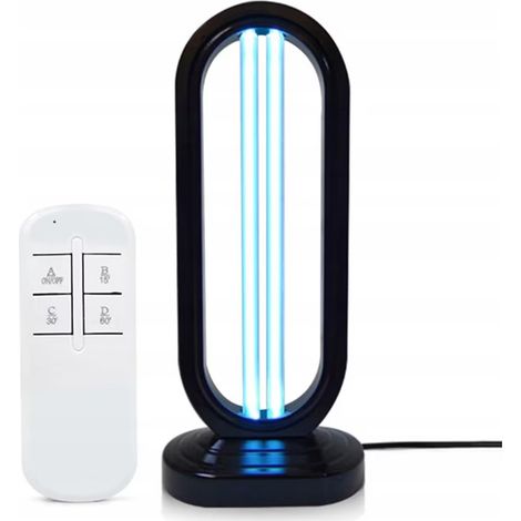 Lampe De Stérilisation Uvc Et Ozone Pliable 38W Avec Télécommande Pour Maison Et Bureau 1 Pièce (1/5)