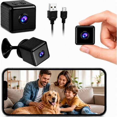 Spy Camera Mini WiFi Surveillance Camera 1080p Indoor (1/5)