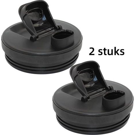 Couvercles de remplacement (2 pièces) - Convient aux couvercles de centrifugeuse de remplacement Nutri Ninja 90 mm, noir (1/5)