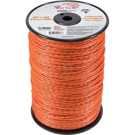 Nylonschnur 3,9mm 128m Drall'Vortex Alu VORTEX NL39128VORA (1/4)