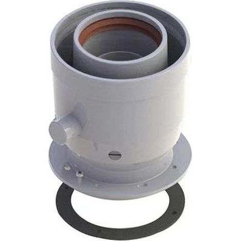 JUNKERS - BOSCH Adattatore partenza verticale 60/100 azb370 codice prod: 7736995075