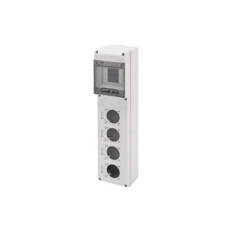 Q-DIN 5M.4 SOCLES PR. 50X50 IP65 GEWISS GW68026N