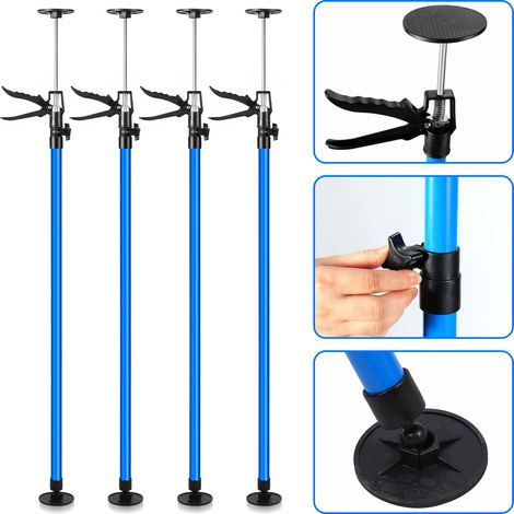 SWANEW Puntello in acciaio, supporto telescopico, altezza montante porta 115-290cm Set di 4 (1/5)