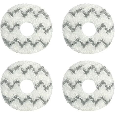 Lot de 4 chiffons de rechange pour robot balayeur, chiffons de rechange, absorbants