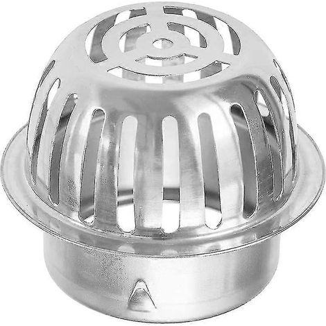 Siphon de sol, grille de protection en acier inoxydable pour siphon de sol, siphon de toit, crépines de gouttière, crépines de descente pluviale, pour maintenir les canalisations dégagées, 98 mm, arge (1/5)